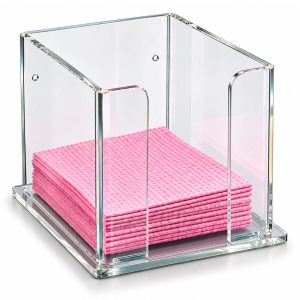 Clear Acrylic Bib Bin