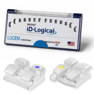 iD-Logical LUCEM Ceramic Aesthetic Brackets - Roth Technique with hooks