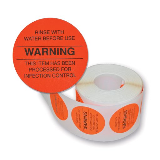 Rinse Warning Stickers