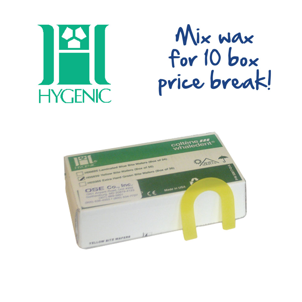 Lemon Yellow Bite Wafers Orthodontic Supply & Equipment Company