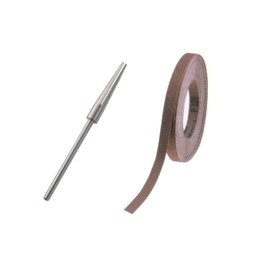 Dentaurum Emery Cloth Roll and Mandrel