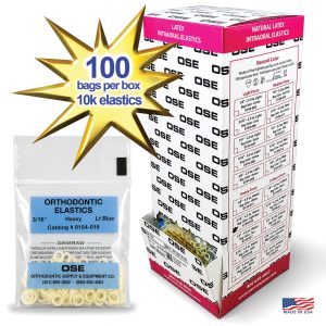Natural Latex Intraoral Elastics - Patient Pre-packs