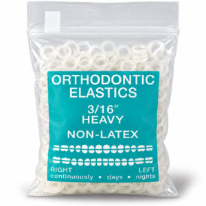 Alternative view of LATEX FREE Clear Intraoral Elastics