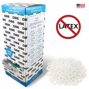 LATEX FREE Clear Intraoral Elastics