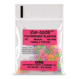 Fun-tastic Fluorescent Intraoral Latex Elastics - Patient Pre-packs - Image 3
