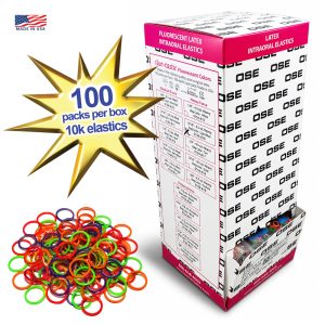 Fun-tastic Fluorescent Intraoral Latex Elastics - Patient Pre-packs