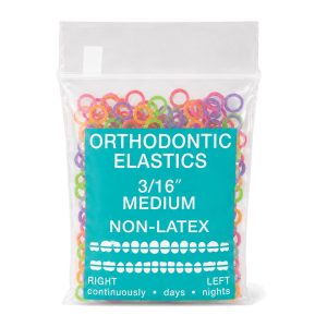 LATEX FREE Fun-tastic Fluorescent Intraoral Elastics - Image 2