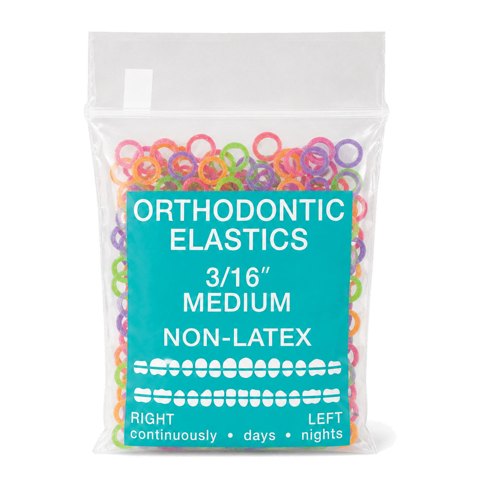 LATEX FREE Fun-tastic Fluorescent Intraoral Elastics - Image 2