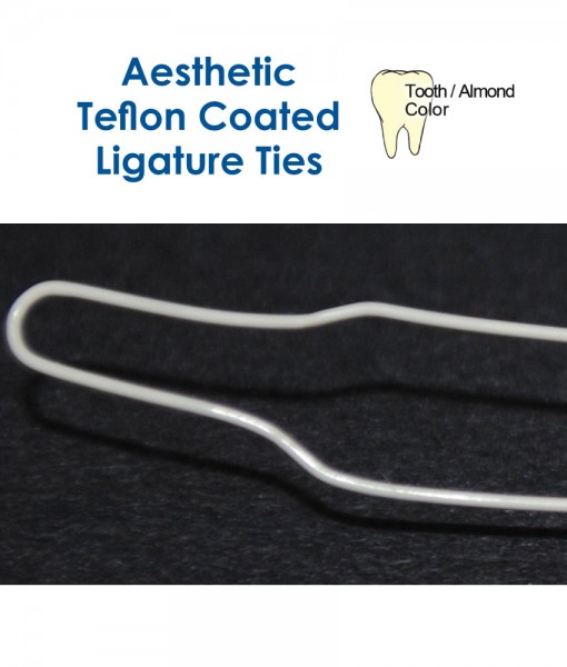 Aesthetic Teflon Coated Ligature Ties Orthodontic Supply & Equipment