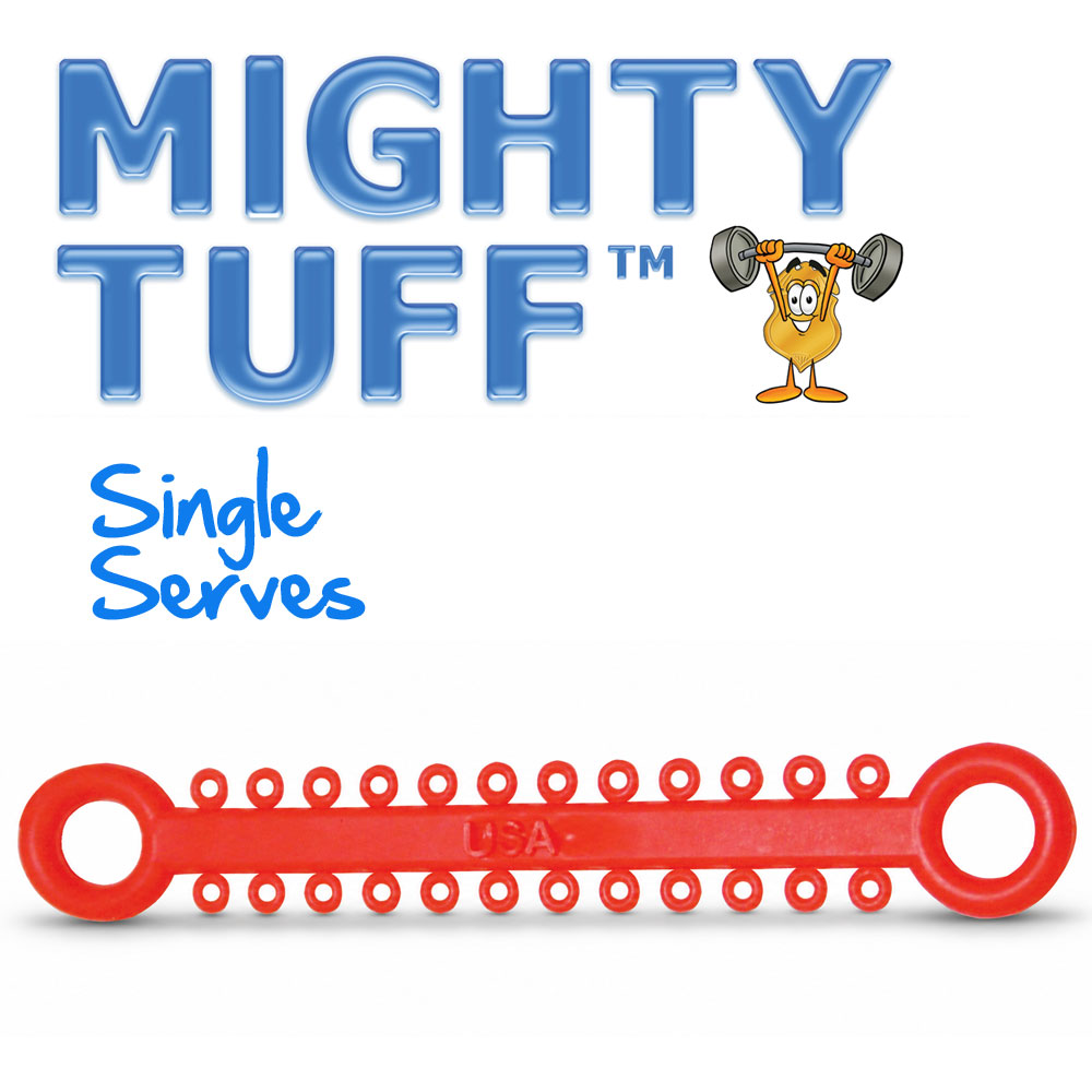 Mighty Tuff Bracket Ties - Single Serve