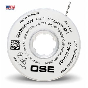 Nickel Titanium Open Coil Springs - 15" Spools