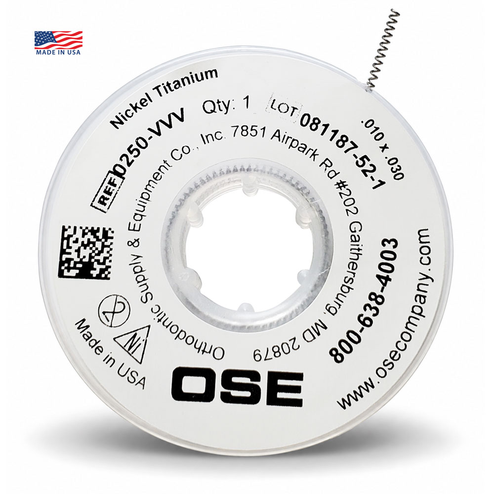 Nickel Titanium Open Coil Springs - 15" Spools