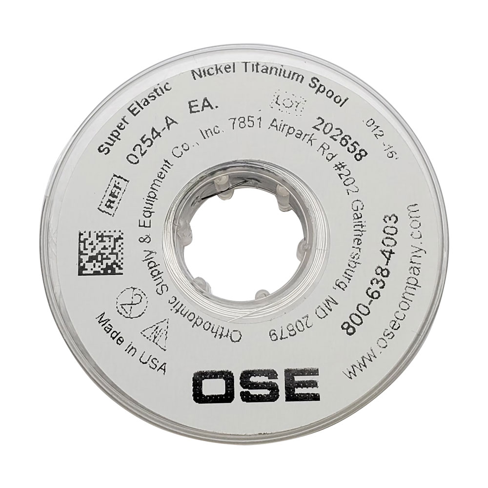 Super Elastic Nickel Titanium – Spooled Wire – Orthodontic