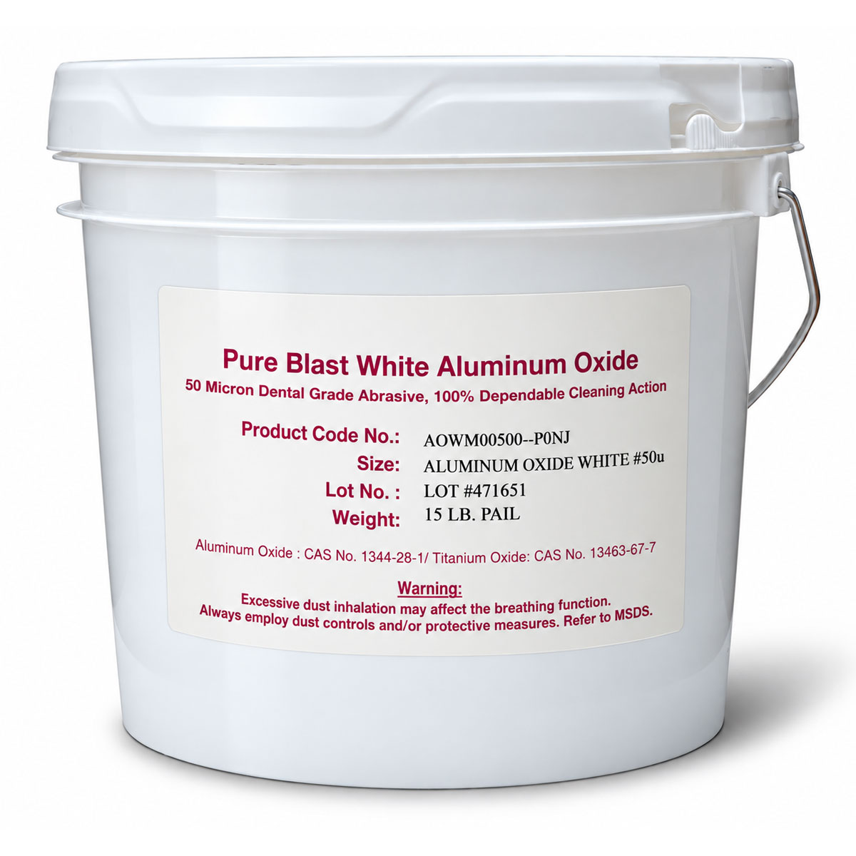 Pure Blast White Aluminum Oxide
