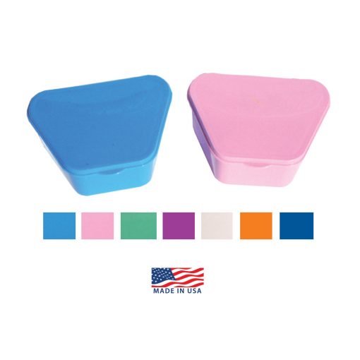 Hinged Lid Denture Cups - Lightweight