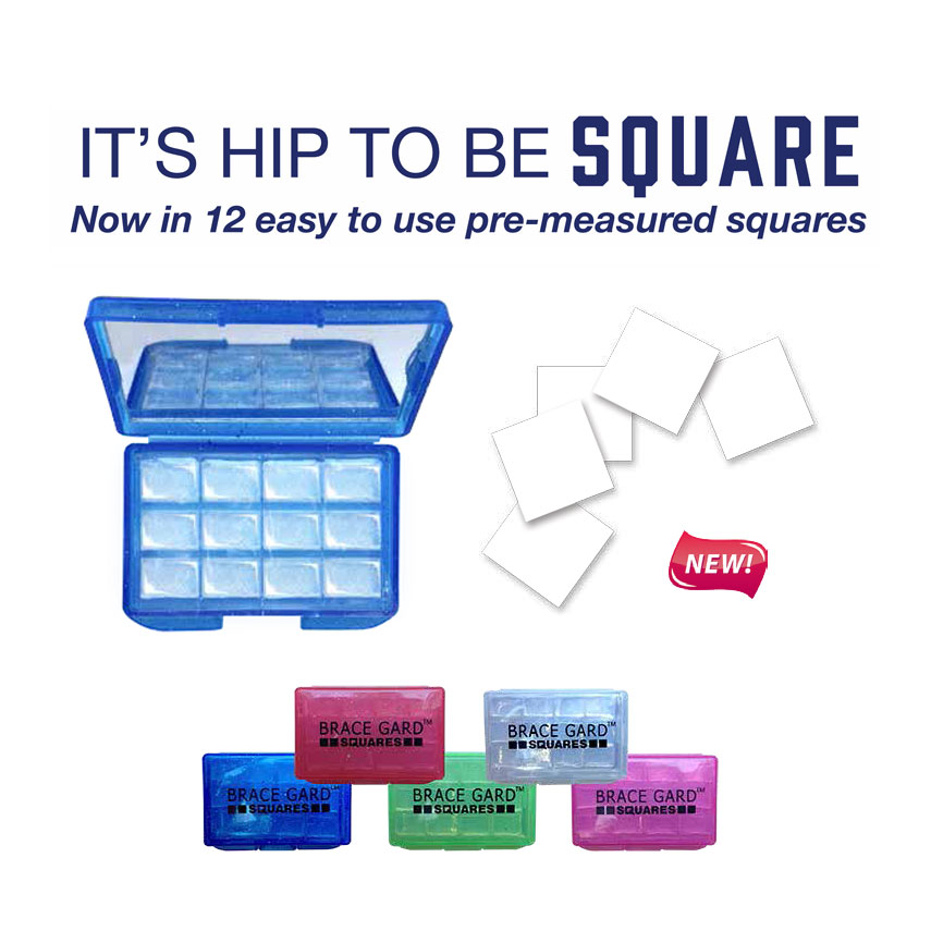 Brace Gard Silicone Brace Relief Squares Orthodontic Supply