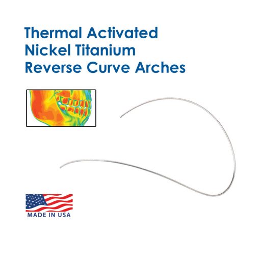 Thermal Activated Nickel Titanium Reverse Curve Archwire - Round