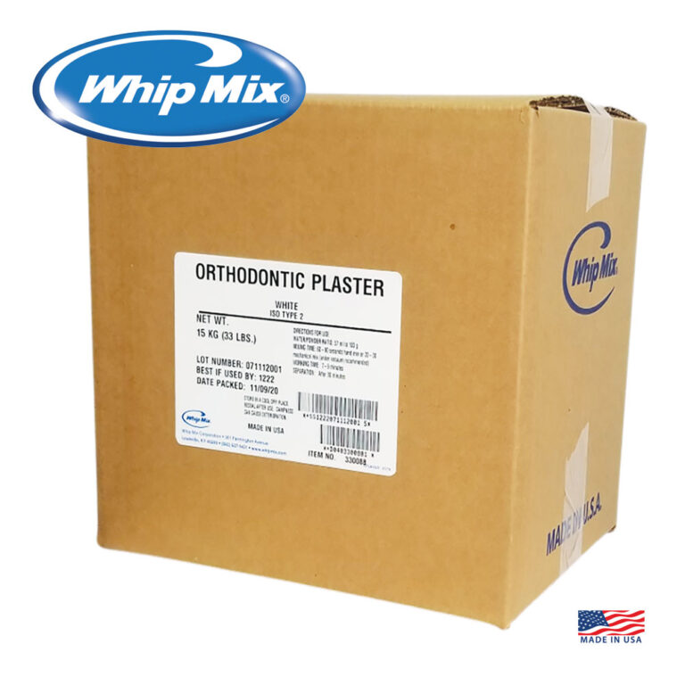 Whip Mix Orthodontic Plaster Orthodontic Supply & Equipment Company
