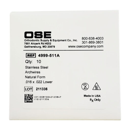Stainless Steel Archwire - Natural Form Rectangular - Image 2