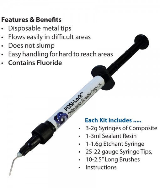 POSILock Light Cure Flowable Composite Orthodontic Supply