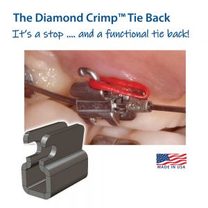 Diamond Crimp Tie Backs