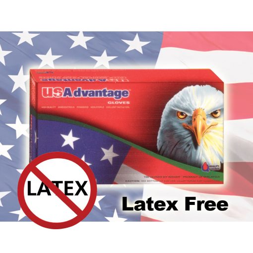 USAdvantage Latex Free Disposable Gloves
