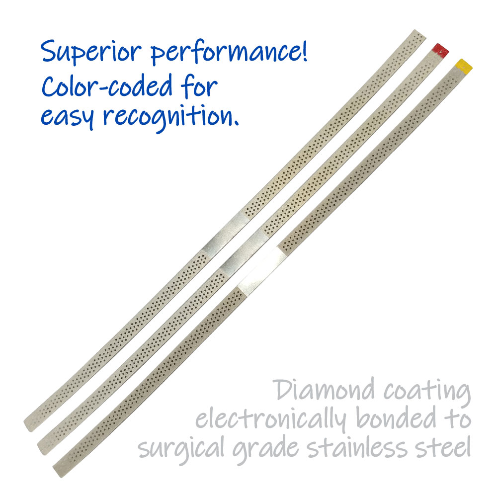 Perforated Diamond Interproximal Strips Orthodontic Supply
