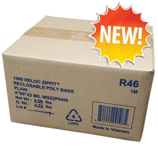 4 x 6 Clear Poly Lab Bags