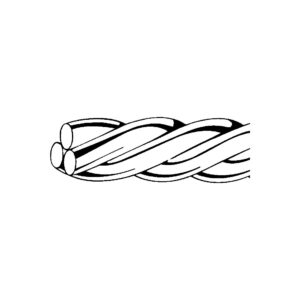TripleTwist Three Strand Twisted Stainless Steel Wire