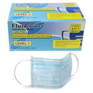 FluidPROOF Earloop Face Masks